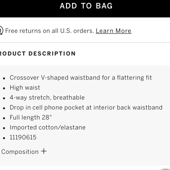 Victoria's Secret PINK Tie-Dye High Waist Full Length V Crossover Legging - Picture 2 of 5